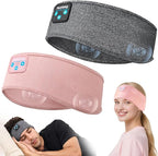 Perytong 2-Pack Sleeping Headphones Wireless Bluetooth, Headband Headphones with Ultra-Thin Speakers, Bluetooth Headband for Side Sleepers, Running, Workout, Insomniac, Travel, Meditation