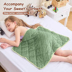 yescool Weighted Lap Blanket 2 lb, Weighted Lap Pad 20 * 30in Small Weighted Blanket, Moss Green