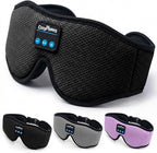 CozyPhones Bluetooth Sleep Mask with Headphones – 3D Contoured Memory Foam Eye Mask, Wireless Eye Mask for Sleeping, Adjustable Sleep Headphones, Bluetooth 5.4, 14H Playtime - Black