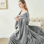 BEDELITE Fleece Blankets King Size for Bed, Luxury Plush Cozy Fuzzy Blanket 108x90 inches, Super Soft Warm Lightweight Throw Blanket All Seasons Suitable, Grey