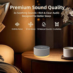 Kipcush White Noise Machine with Night Light – Nursery Sound Machine with Soft Non-Glare Lamp, 30 Soothing Sounds, 8 Color Lights, Up to 8-Hour Timer for Baby & Adults