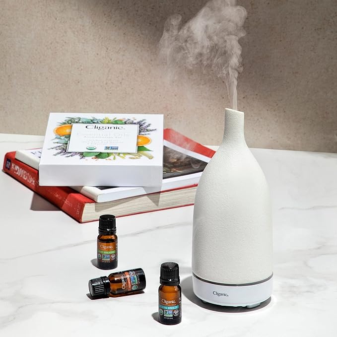 Cliganic Organic Bergamot Essential Oil, 100% Pure Natural for Aromatherapy | Non-GMO Verified