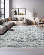 CRYPTOLITE Washable Area Rugs 8x10 Living Room Vintage Large Rug Non Slip Low Pile Carpet for Living Room Bedroom Farmhouse Dining Room Kids Playroom