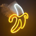 ENUOLI Banana Neon Signs,Banana Neon Light 11.4"x7.9" inch LED Neon Lights for Wall Decor,USB/Battery Powered Night Lamps Light Up Signs for Christmas,Birthday Party, Kids Living Room,Home Decor