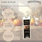 McCall’s Candles | Leather & Scotch | Scented Wax Melt | Leather & Scotch Fragrance | 6-Piece Break-Apart Bar | 12–24 Hours Per Wedge | Poured in The USA | 5.5 oz