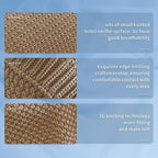 Topcee Knitted Weighted Blanket - 48"x72" 12lbs Cooling Chunky Knit Heavy Blanket for Adults Cable Yarn Knit Decorative No Beads Soft, Cozy and Cooling Weighted Throw Blankets Machine Washable
