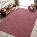 Keeko 4x6 Area Rugs for Living Room, Soft Modern Memory Foam Bedroom Rug Washable Indoor Rug Low Pile Minimalist Non Slip Carpet for Kids Nursery Dorm Room Home Decor Dark Red and White