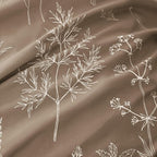 Love's cabin Light Taupe Comforter Set King - King Size Comforter Set, 3 Pieces Cute Floral Bedding Sets for All Seasons,1 Soft Reversible Botanical Flowers Comforter and 2 Pillow Shams