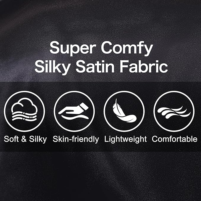Haseil Men's Satin Robe Dragon Luxurious Silk Spa Long Sleeve House Kimono Bathrobe
