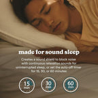 Homedics SoundSleep Rejuvenate White Noise Sleep Machine, Small Travel Sound Machine with 6 Relaxing Nature Sounds, Portable Sound Therapy for Home, Office, Nursery, Auto-Off Timer, By Homedics