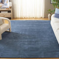 SAFAVIEH Washable Rug Faux Rabbit Fur Shag Collection - 8' x 10', Dark Grey, Slip Resistant & Easy Cleaning, Ideal for Living Room, Bedroom, Dining Space (FRF976H)