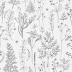 Love's cabin White Full Size Comforter Set - Comforter Set Full, 3 Pieces Cute Floral Bedding Sets for All Seasons,1 Soft Reversible Botanical Flowers Comforter and 2 Pillow Shams
