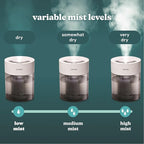 HoMedics Humidifiers for Bedroom, Home, Nursery, Office and Plants. Total Comfort UV-C Ultrasonic Humidifier, Leak Resistant Design, 0.97 Gallon Tank, 35 Hour Run Time, Quiet, Cool Mist, Night Light