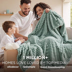 Bedsure GentleSoft Sage Green California King Size Blanket for Bed - Cozy Soft Blankets for Women, Cute Large Throws for Girls, 102x96 Inches