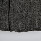 Best Home Fashion Super Soft Luxe Sheen Chenille Throw Blanket, Warm and Cozy Knitted Decorative Blanket for Sofa, Couch and Bed All Seasons 50 x 60 Inches- Grey