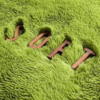 Amdrebio Grass Green Area Rugs 8x10 for Living Room Bedroom, Large Shag Fluffy Plush Rugs for Kids Room Baby Nursery Decor, Moss Fuzzy Fur Modern Floor Rug for Teen Boys, Shaggy Fuzzy Cool Big Carpet