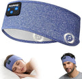 Perytong Sleep Headphones Bluetooth 5.4 Headband, Wireless Sleep Headphones for Side Sleepers, Over-Ear Headphones Sports Headband Eye Mask with Built-in Earphones for Sleeping Running Jogging Nap