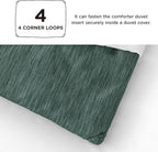 Bedsure Twin/Twin XL Comforter Set - Emerald Green Soft Bedding for All Seasons, Cationic Dyed Bed Set, 2 Pieces, 1 Twin Size Comforter (68"x88") and 1 Pillow Sham (20"x26"+2")