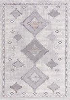 SAFAVIEH Washable Rug Faux Rabbit Fur Shag Collection - 2'6" x 8' Runner, Light Grey, Slip Resistant & Easy Clean, Ideal for Living Room, Hallway, Foyer, Nursery, Bedroom, Boys & Girls Room (FRF976F)