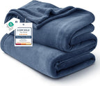 Bedsure GentleSoft Fleece Blankets King Size Mineral Blue - Bed Blanket Soft Lightweight Plush Cozy Fuzzy Luxury Microfiber, 108x90 inches