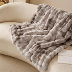 Bedsure GentleSoft Tie-dye Brown Fluffy Fuzzy Throw Blanket, Soft Cozy Fleece Faux Fur Blanket for Couch, Brown Room Decor Minky Velvet Bed Cover, Thick Warm Plush Women Men Birthday Gifts