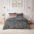 Intelligent Design Twin Comforter Set, Velvet Comforter Set , Luxury Diamond Quilting Comforter Set, Fluffy Comforter Bed Set with Decorative Pillowand 1 Sham, 3 Piece Grey, Twin/Twin XL