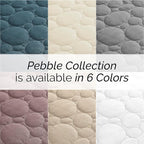 Southshore Fine Living, Inc. Oversized Quilt Bedding Set Lightweight, Prewash Fabric Soft Coverlet Bedspread 3-Piece with Two Matching Shams (98 in Wide x 98 in Long), Full/Queen, Pebble Cream