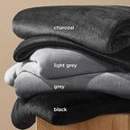 Bedsure GentleSoft Fleece Bed Blankets Full Size Charcoal - Soft Lightweight Plush Fuzzy Cozy Luxury Blanket Microfiber, 84x90 inches