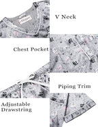 Ekouaer Silk Pajama for Women Short Sleeve Satin Pj Set Two Piece Soft Sleepwear Loungewear, S-XXL