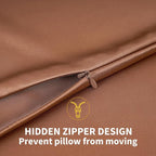 ZIMASILK 100% Pure Mulberry Silk Pillowcase for Hair and Skin Health,Soft and Smooth,Both Sides Premium Grade 6A Silk,600 Thread Count,with Hidden Zipper,1pc (Standard 20''x26'',Mocha)