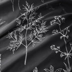 Love's cabin King Size Comforter Set Black - King Comforter Set, 3 Pieces Cute Floral Bedding Sets for All Seasons,1 Soft Reversible Botanical Flowers Comforter and 2 Pillow Shams