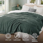Bedsure GentleSoft Mallard Green California King Size Blanket for Couch - Cozy Soft Blankets for Women, Cute Small Fleece Throws for Girls, Birthday Gifts for Women, 102x96 Inches
