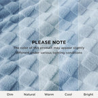 Bedsure GentleSoft Light Blue Throw Blanket for Couch - Checkered Fleece Blankets Gifts for Kids Girls, Cute Soft Cozy Throw for Bedroom Home Decor Gifts, 50x60 Inches