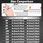 Smart Health Ring for Women Men Fitness Tracker with Heart Rate, Blood Oxygen, Blood Pressure, Sleep Monitoring, Step Counting, IP68 Waterproof for iOS and Android, No APP Fee, Silver 11