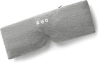 ALASKA BEAR Sleep Headphone Mask Bluetooth 5.2 HD Stereo Noise Reduction 3D Eye Mask for Sleeping Eye Contour Built-in Mask w/Thin Speakers Wireless Audio Sports Headgear(Gray)