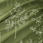 Love's cabin Olive Green Twin Comforter Set - Twin XL Size Comforter Set Dorm Bedding, 2 Pieces Cute Floral Bedding, Soft Reversible Flowers Comforter, 1 Comforter & 1 Pillow Sham