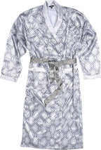 Mens Silky Satin Robe