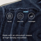 Bedsure GentleSoft Navy Blue Throw Blanket for Couch - 300GSM Soft Cozy Fleece Blankets for Home Decor Gifts, 50x60 Inches