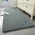 Keeko Soft 2x6 Runner Rug, Bedside Rugs for Bedroom Living Room Small Area Throw Rugs Indoor Runner Hallway Carpets Memory Foam Laundry Room Rug for Teen Kids Nursery Dorm Classroom Decor Grey