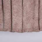 Best Home Fashion Super Soft Luxe Sheen Chenille Throw Blanket, Warm and Cozy Knitted Decorative Blanket for Sofa, Couch and Bed All Seasons 60 x 80 Inches- Dusty Rose
