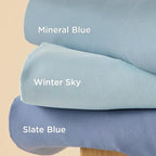 Bedsure Duvet Cover Twin/Twin XL Size - Soft Double Brushed Bedding Set for Kids & Adults, Zipper Closure, 2 Pieces, Includes 1 Duvet Cover (68"x90") & 1 Pillow Sham, NO Comforter, Light Blue