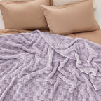 Bedsure GentleSoft Full Size Blankets for Bed Lavender Fog - Super Soft Cozy Fleece Blanket for Kids Girls, Large Fuzzy Throws for Bedroom Decor, 84x90 Inches