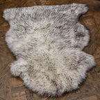 WaySoft New Zealand Sheepskin Area Rug – Genuine Fluffy Wool, Multiple Sizes, Bedroom or Living Room Decor(2ft x 3ft,Blacktip)