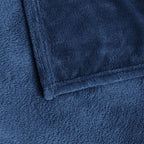 BEDELITE Fleece Blanket Navy Blue Throw Blankets for Couch & Bed, Luxury Plush Cozy Fuzzy Blanket 50" x 60", Super Soft Warm Lightweight Throw Blanket for Travel Camping