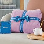 Bedsure GentleSoft Fleece Blanket Twin Size Lilac - 300GSM Lightweight Plush Fuzzy Cozy Soft Warm Blanket for Bed, Sofa, Couch, Travel, Camping, 60x80 inches