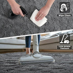 Noahas Large Fluffy Dark Grey 6x9 Area Rugs for Living Room Bedroom,Thick Shag Throw Rug,Big Soft Shaggy Bedside Non-Slip Plush Dorm Nursery Kids Carpet