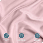 Bare Home Bedding Duvet Cover Queen Size - Premium 1800 Super Soft Collection - Lightweight, Cooling - Soft Breathable Bedding Duvet Cover (Queen, Dusty Pink)