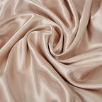 Taupe Satin Pillowcase Standard Set of 2 with Envelope Closure，Taupe Silk Pillowcase for Hair and Skin (20x26)