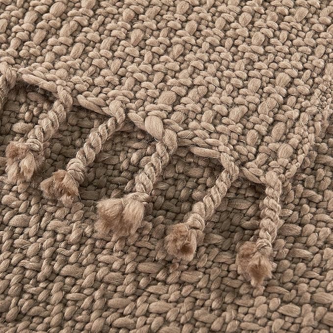 Home Soft Things Basket Weave Throw Blanket, Soft Cozy Warm Blanket with Braided Decorative Throw for Couch Sofa Outdoor Indoor, Amphora, 50''x60