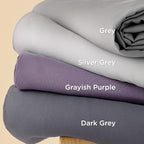 Bedsure Duvet Cover Queen Size - Only Includes 1 Duvet Cover (90"x90"), Hotel Luxury Soft Double Brushed All Season Bedding for Kids & Adults, Zipper Closure, Grey (No Comforter, No Pillow Shams)